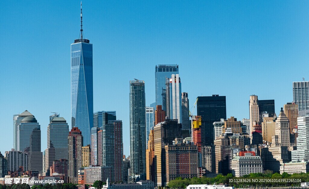 纽约城市天际线景观