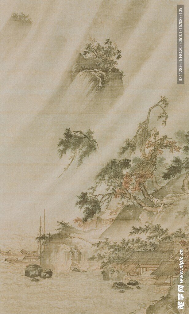 古代山水绘画作品
