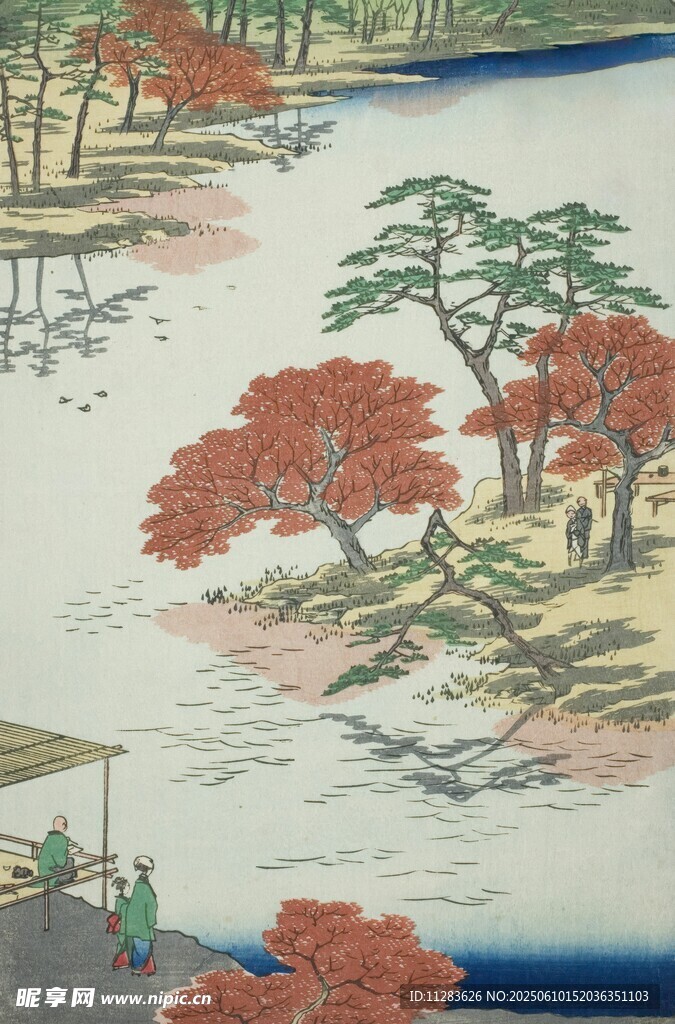 中式山水风景图