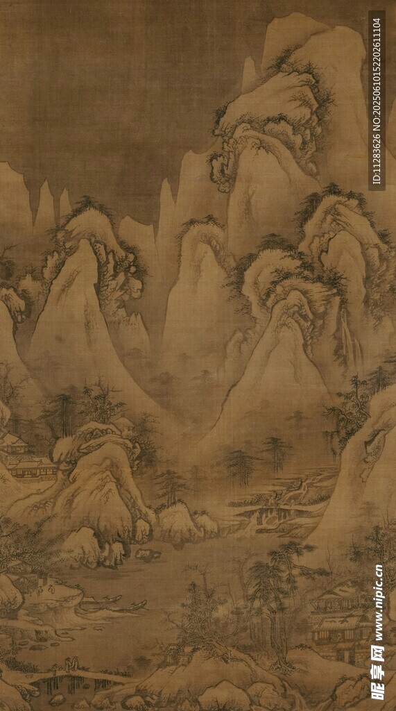 古代山水画卷