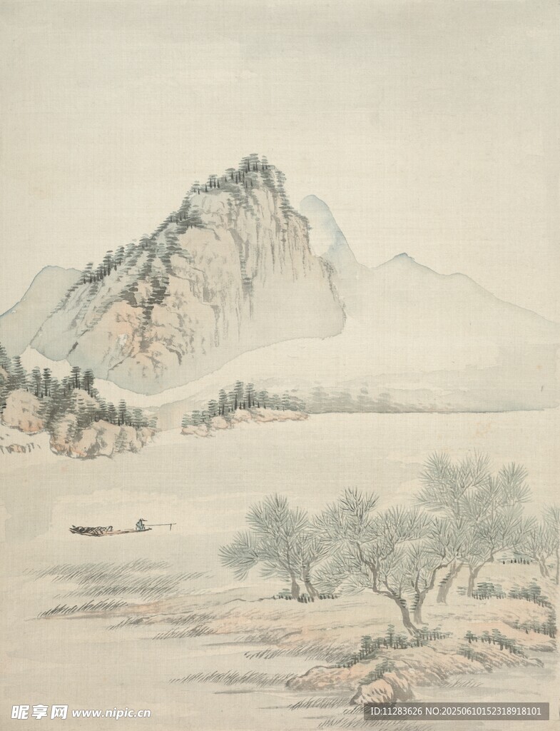 水墨山水意境图