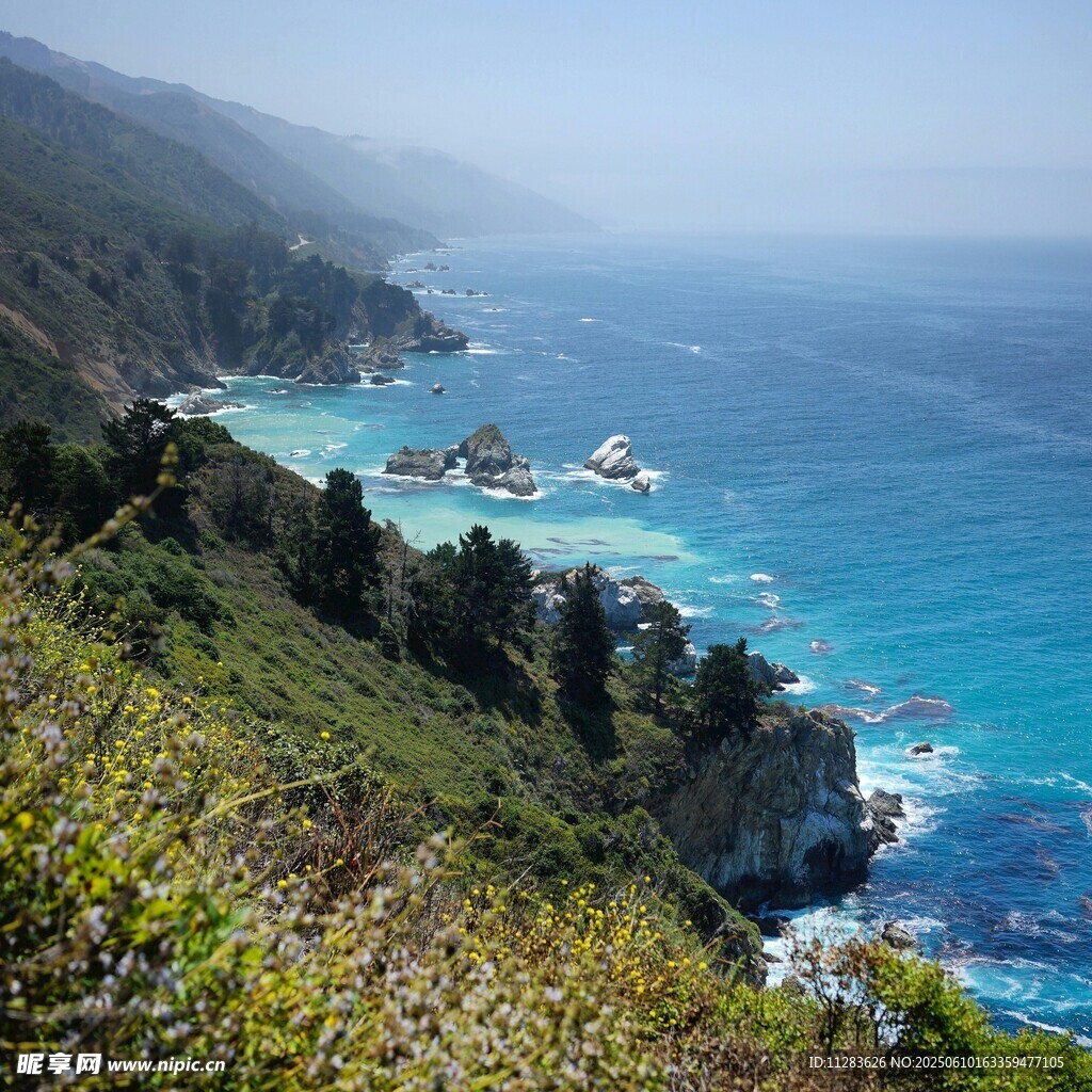 加州海岸美丽风光