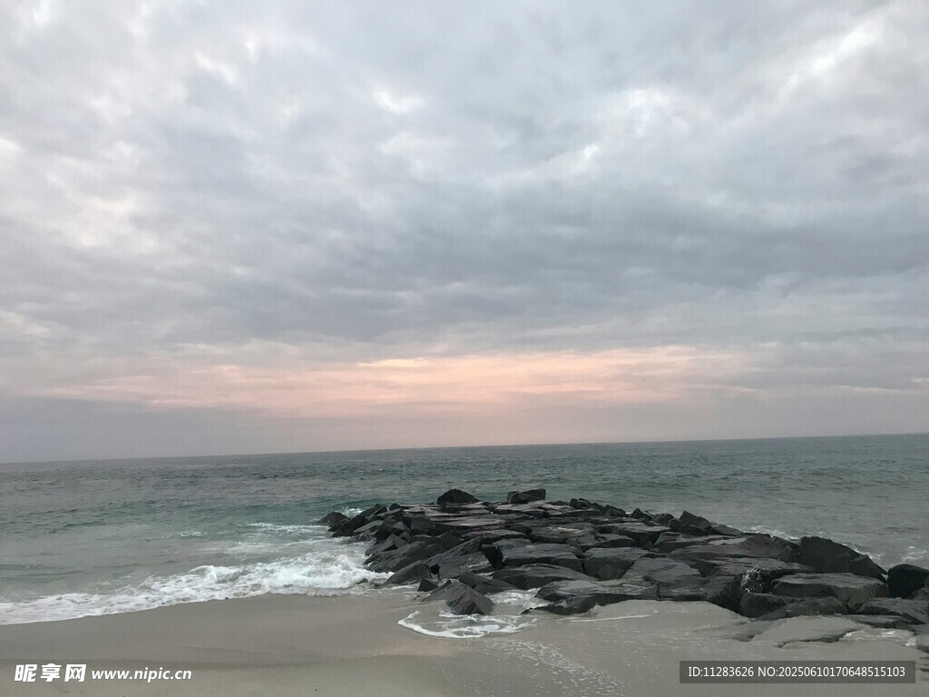 海边黄昏
