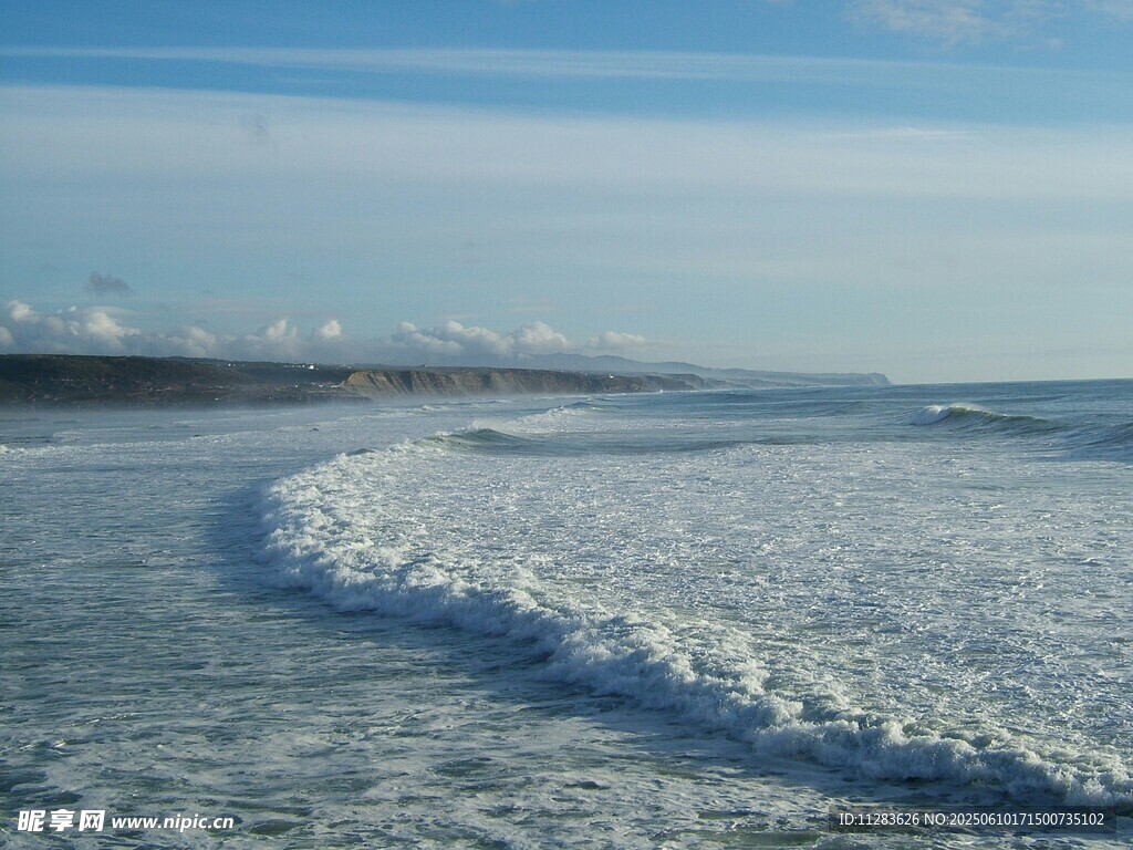 海边波浪美景