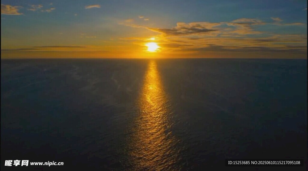 海上日落美景
