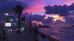 海边黄昏美景