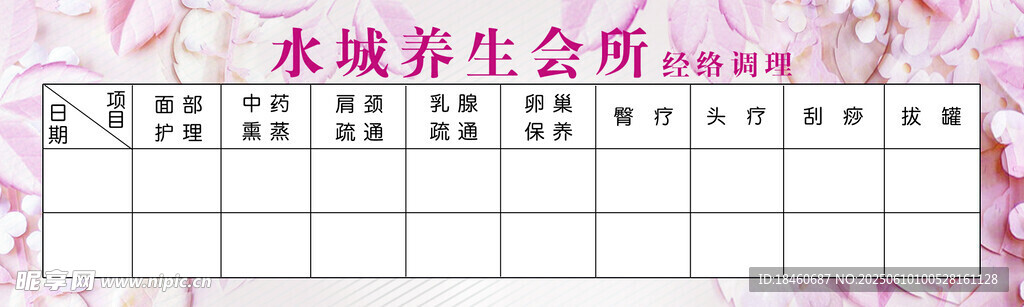 养生体验卡