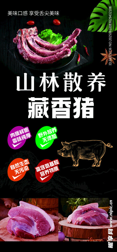 藏香猪 跑山猪
