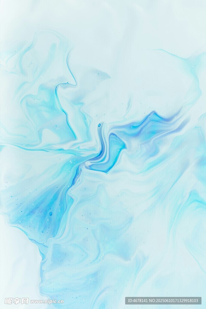 淡蓝色梦幻水彩纹理背景