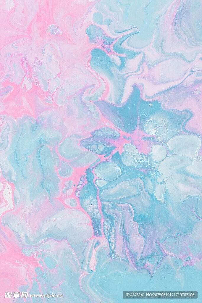 梦幻渐变流体艺术背景图
