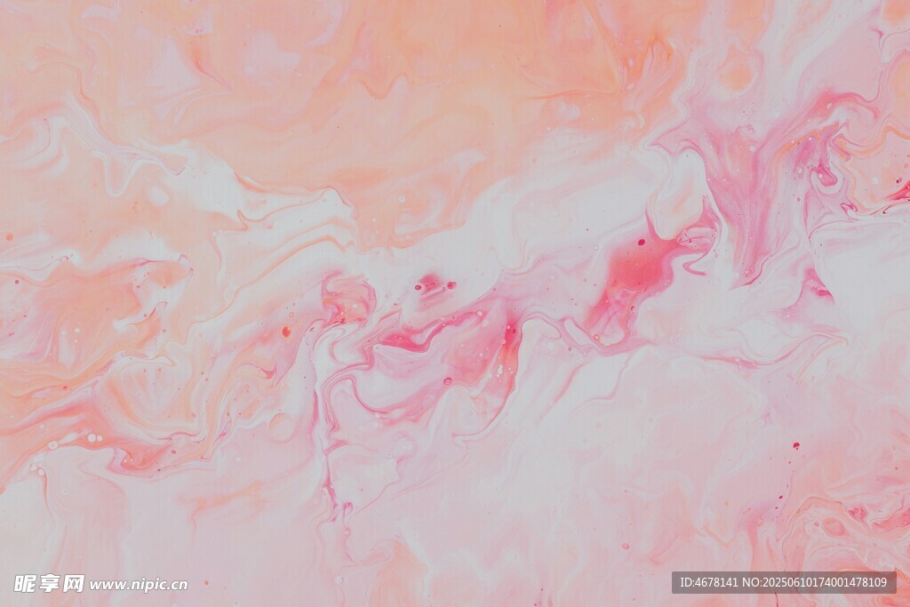 梦幻粉色水墨纹理背景