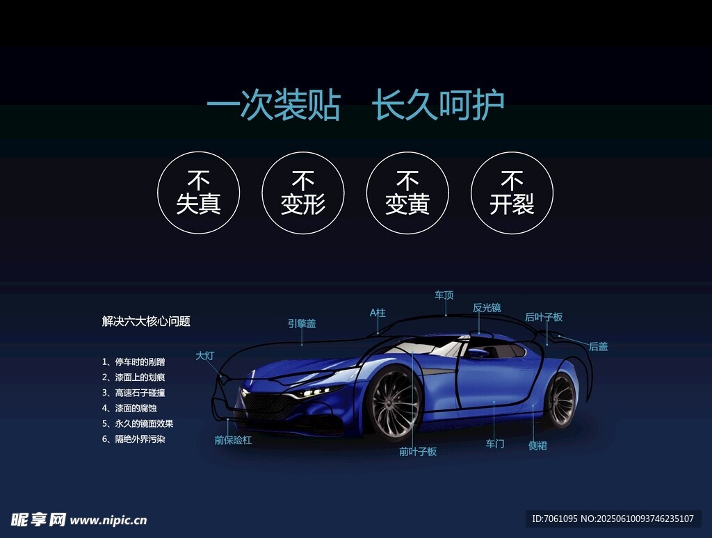 汽车贴膜  装贴