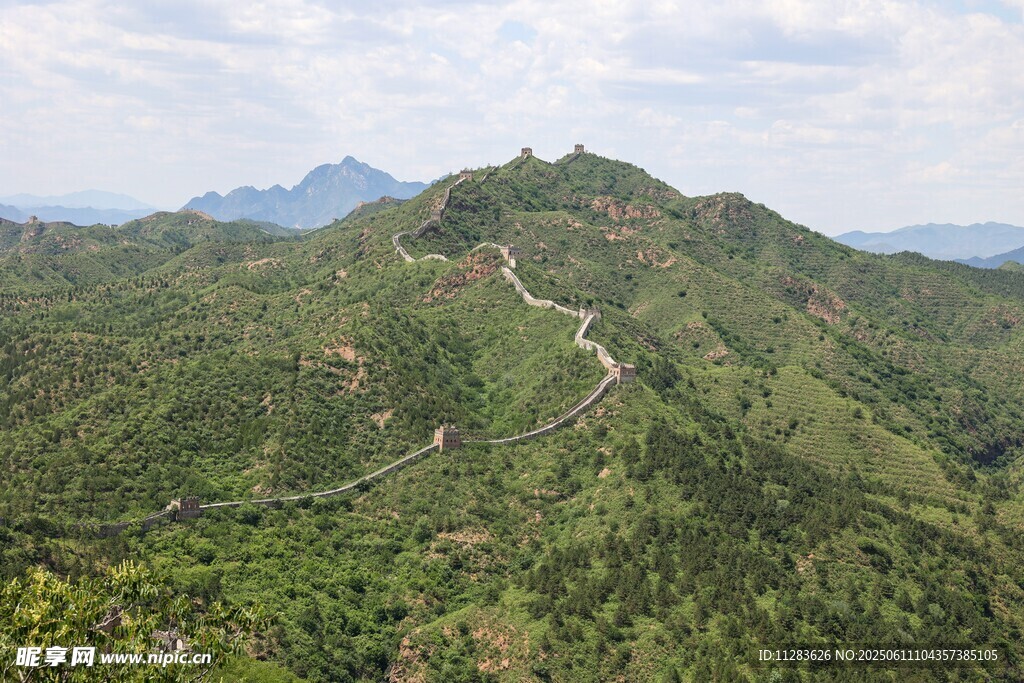 俯瞰蜿蜒山间路