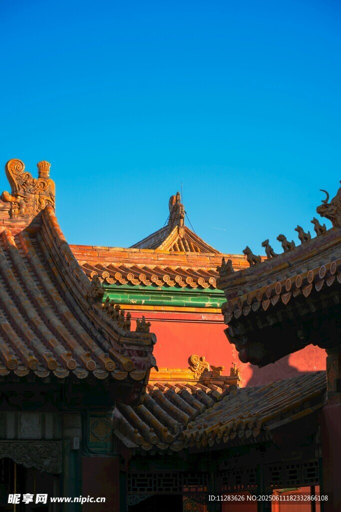 故宫古建筑屋顶美景