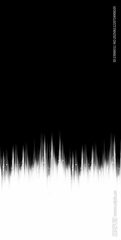 黑白声波图案