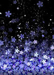 梦幻雪花背景图