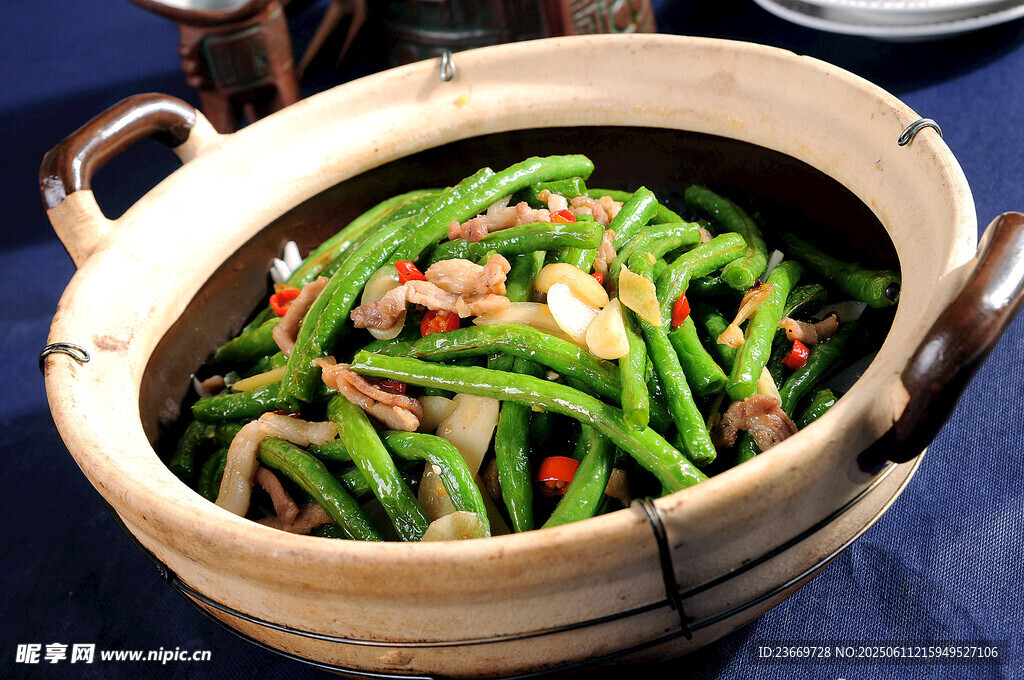 砂煲豆角