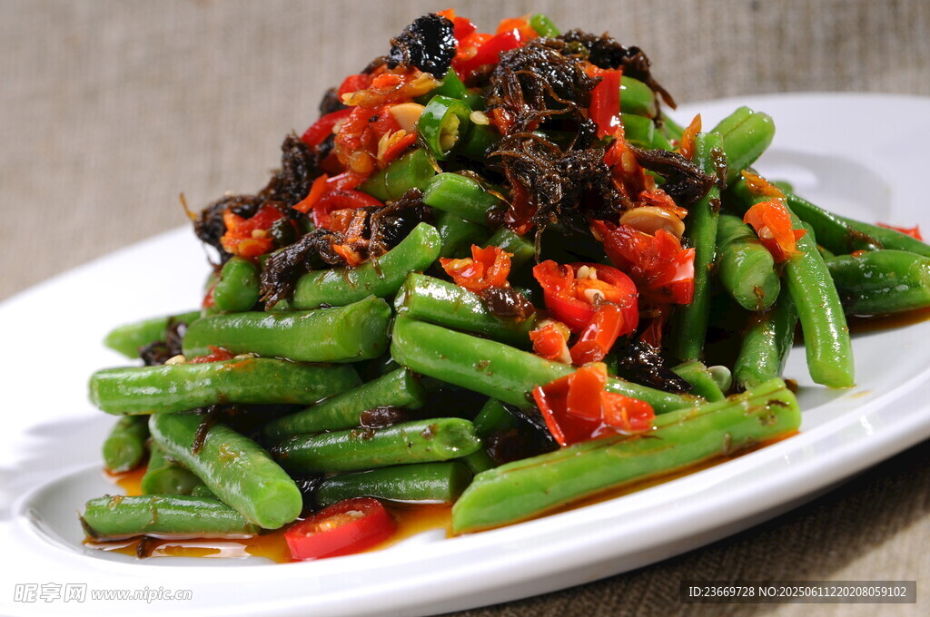 豆豉鲮鱼豆角
