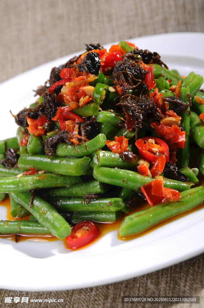 豆豉鲮鱼豆角