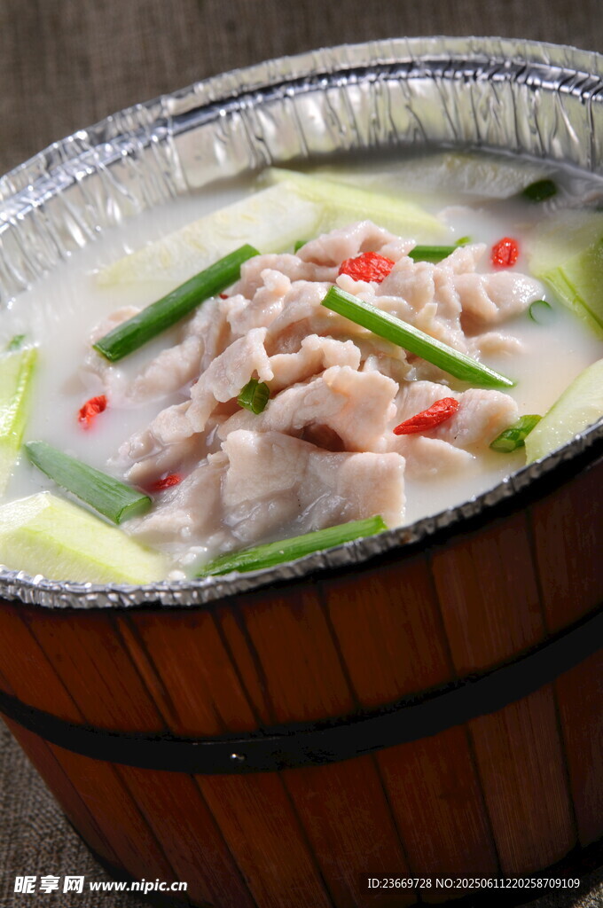 木桶肉片