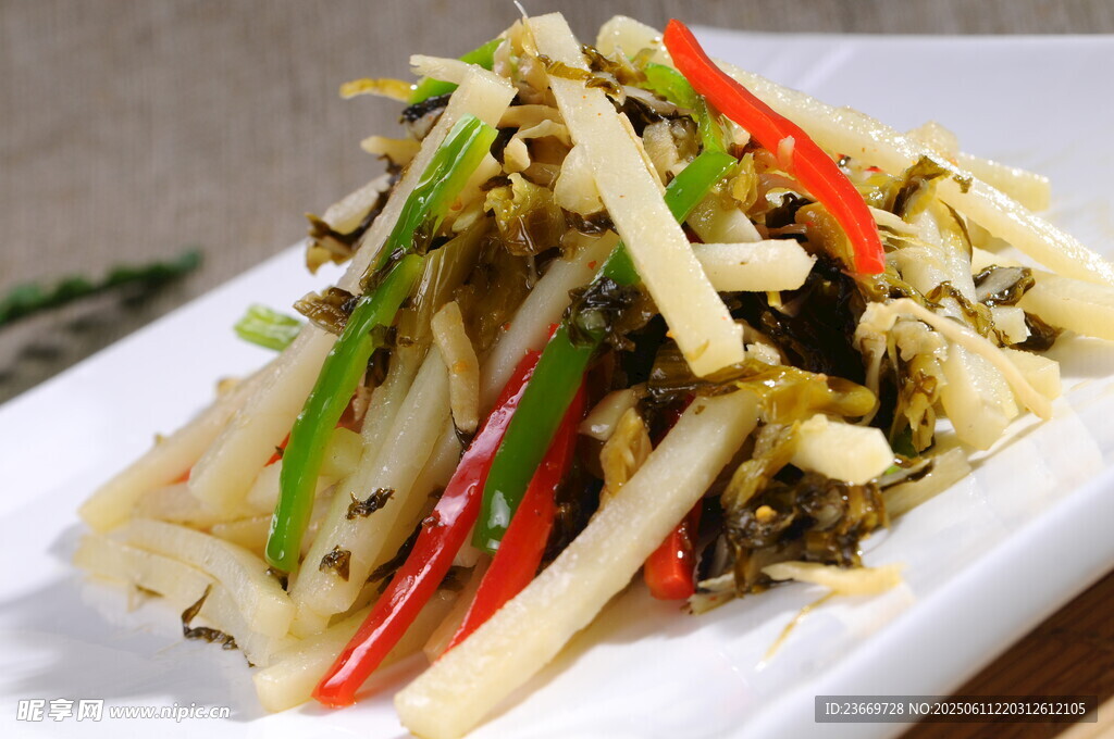 酸菜拌土豆条