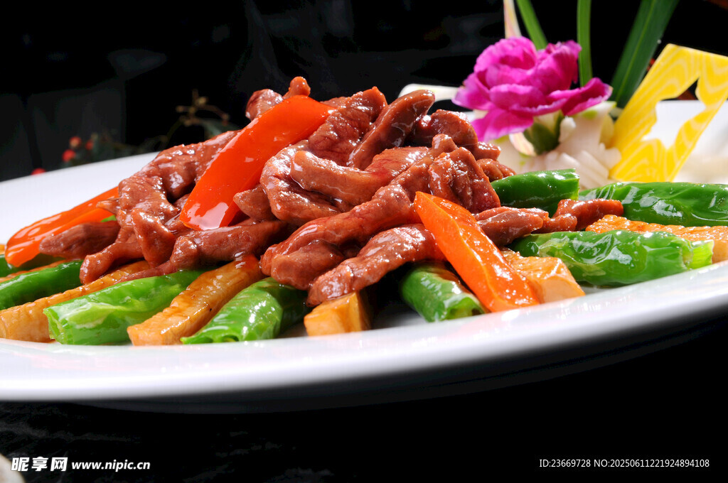小炒牛柳