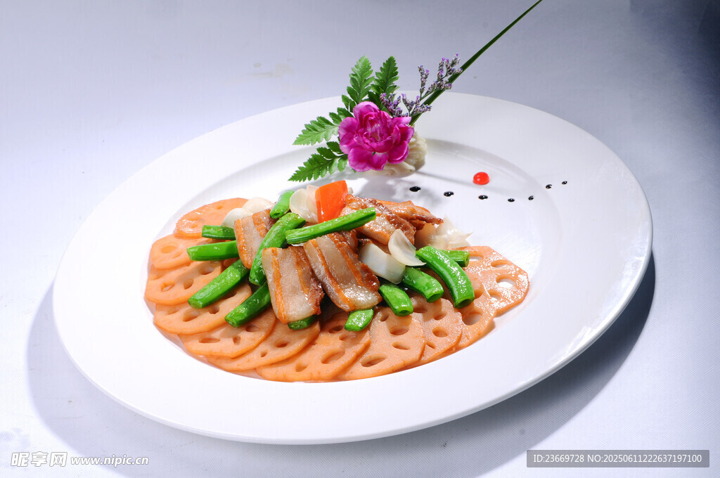 兰豆炒腊肉