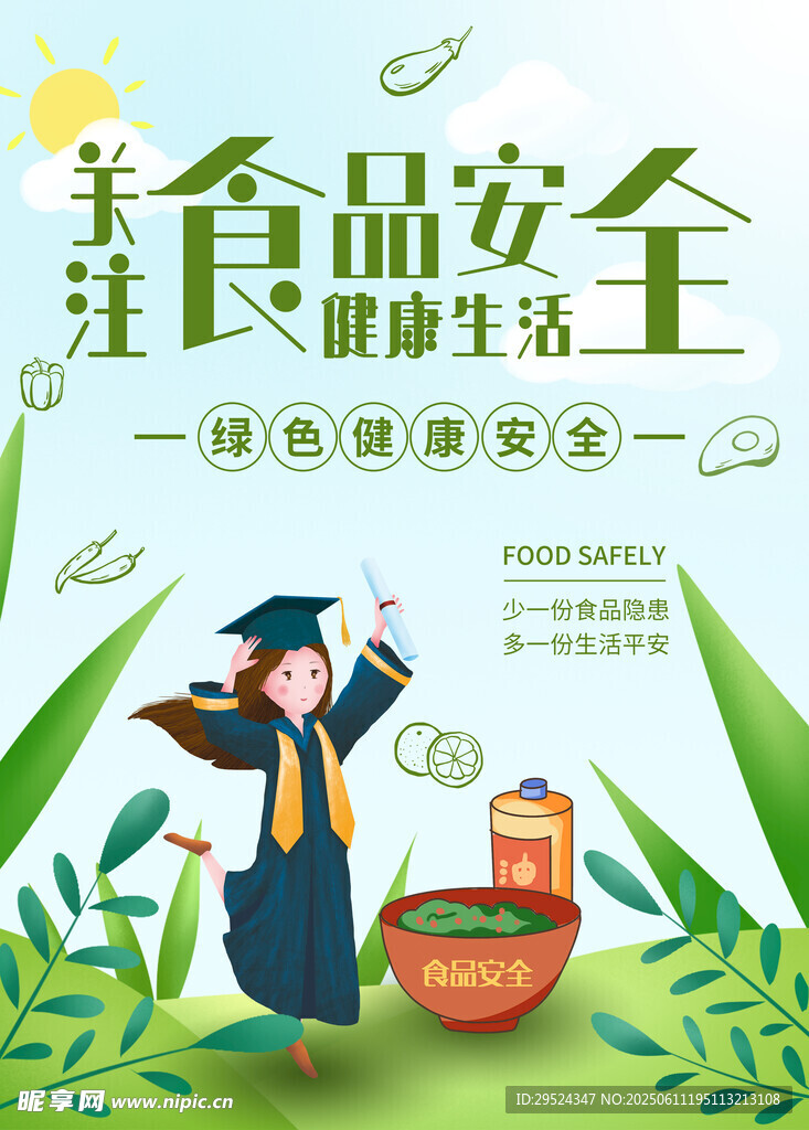 食品安全宣传海报展示