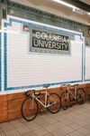 哥伦比亚大学校园自行车停放