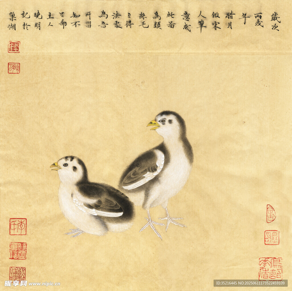 双鸭图
