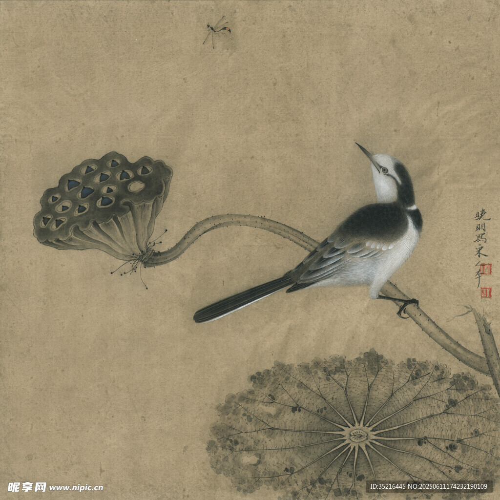 中式花鸟图