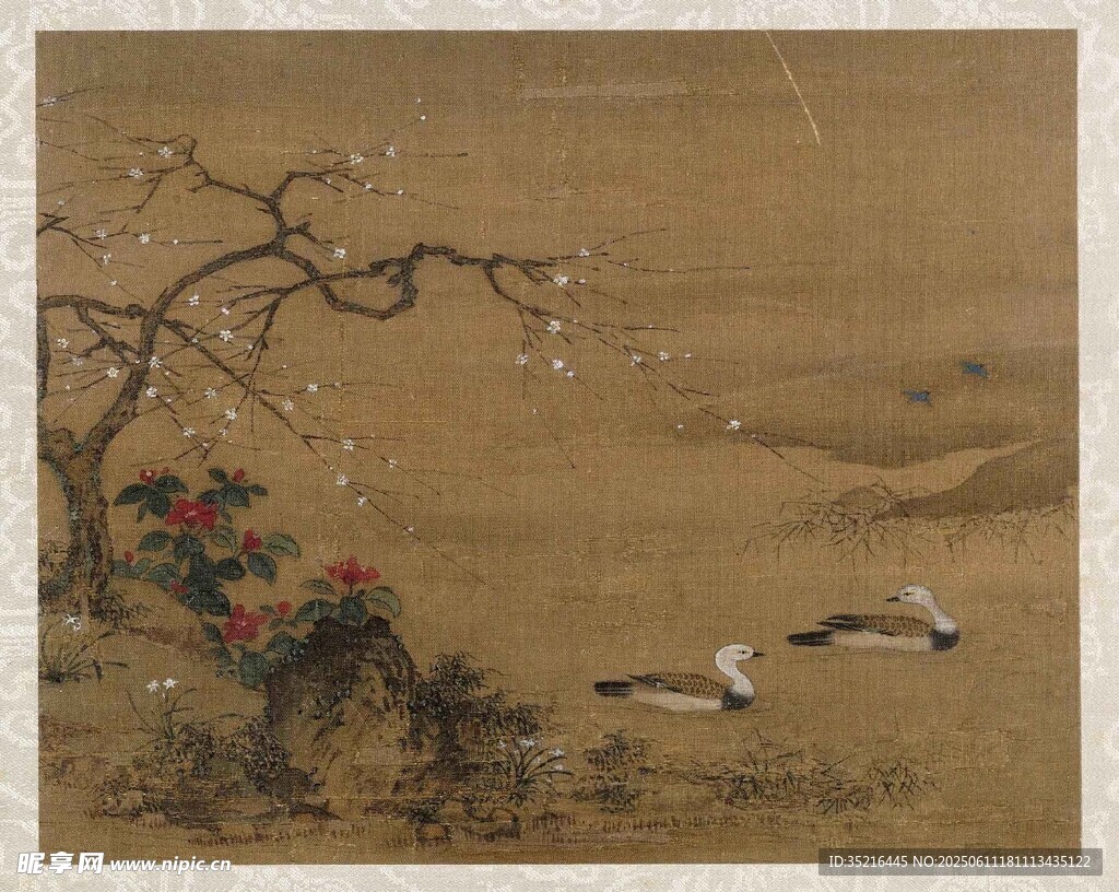 古意花鸟图