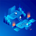 科技办公场景中的创新协作