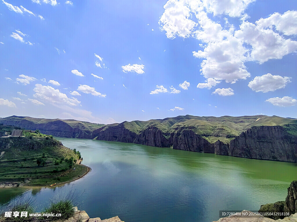 壮美湖光山色景观
