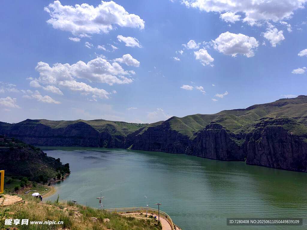 壮丽山水湖景风光