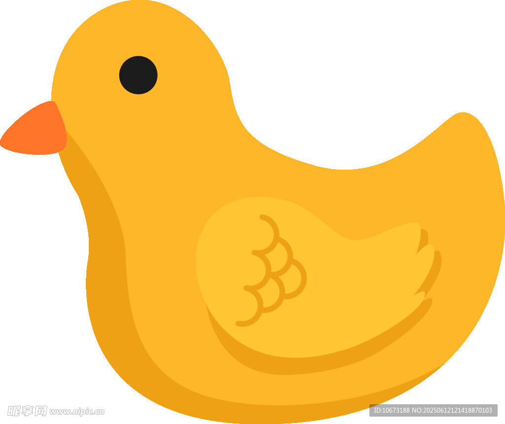 黄色小鸭子卡通形象