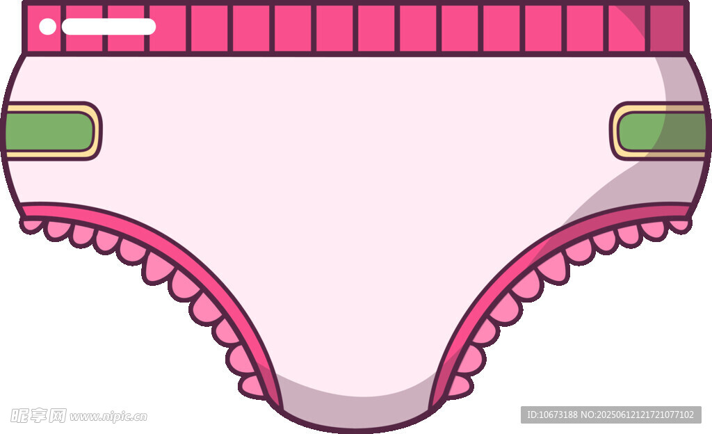 粉色花边女士内裤