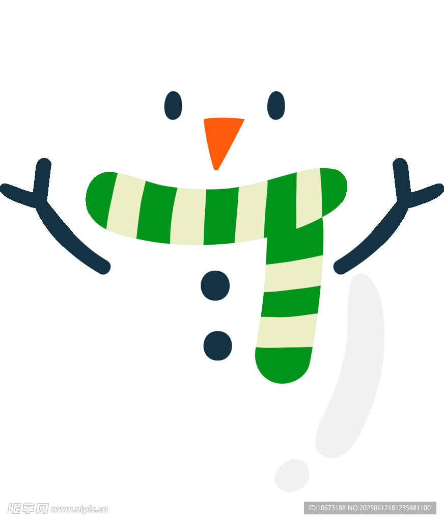 可爱雪人