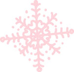 粉色雪花图案