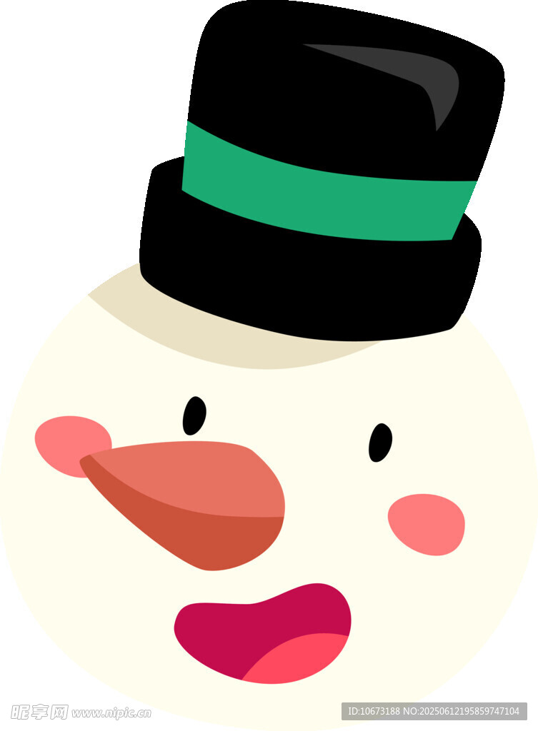 可爱雪人头像