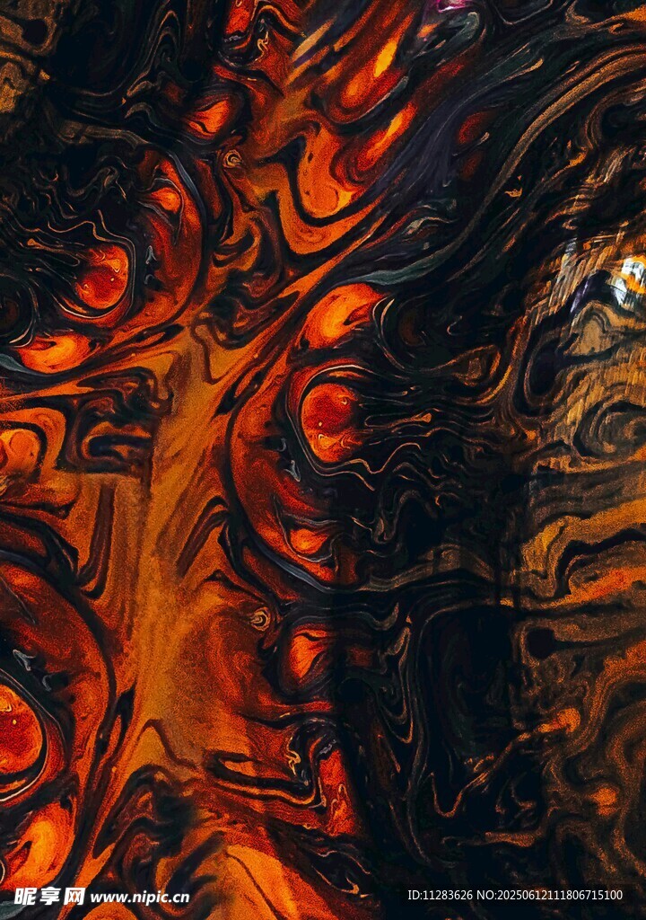 抽象火焰纹理艺术图案