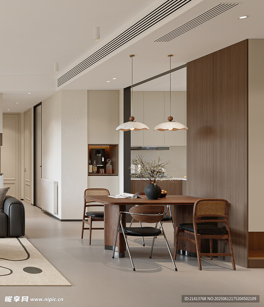 现代简约风餐厅室内设计