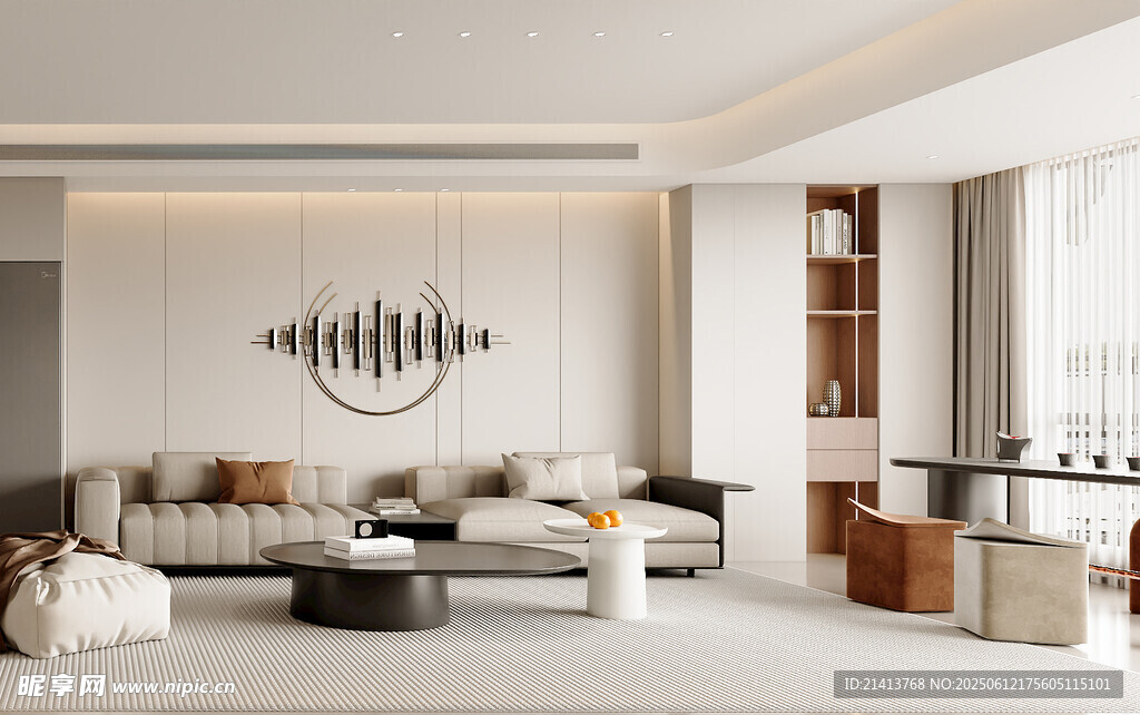 现代简约风客厅室内设计