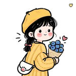 抱花少女的甜美日常