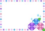 绣球花边框