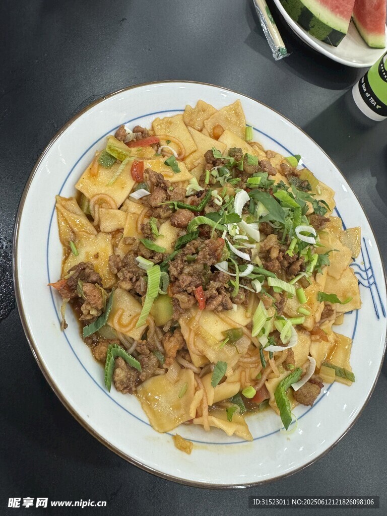 美味肉末炒面