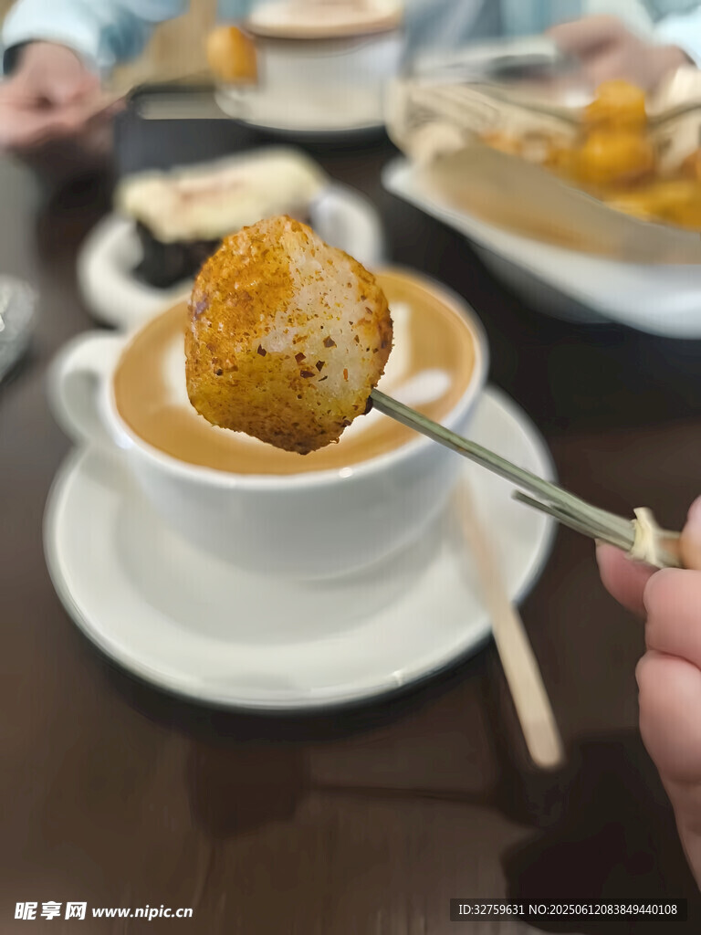 美味芝士球特写