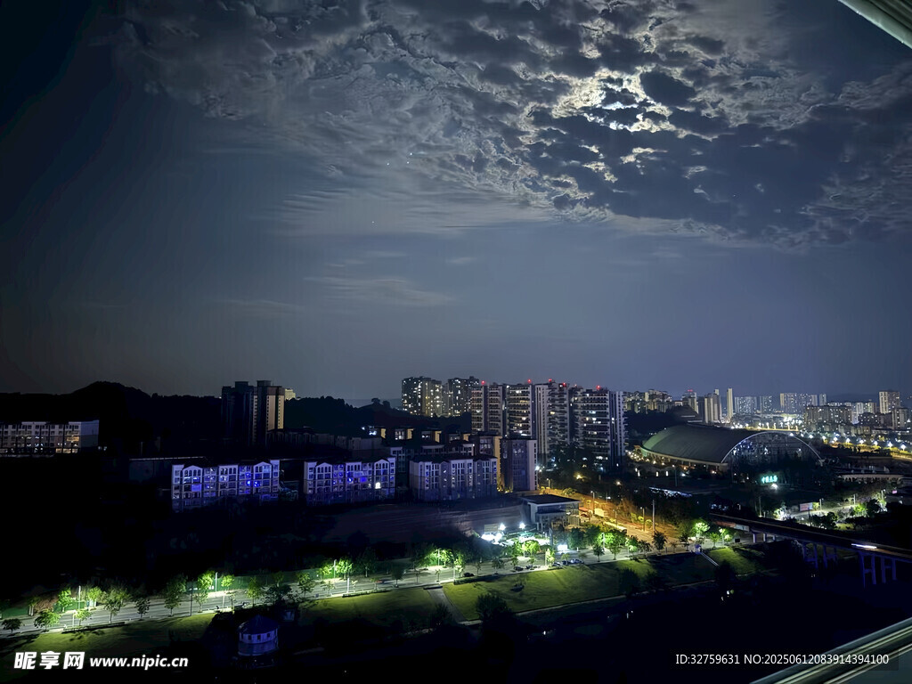 城市月夜美景