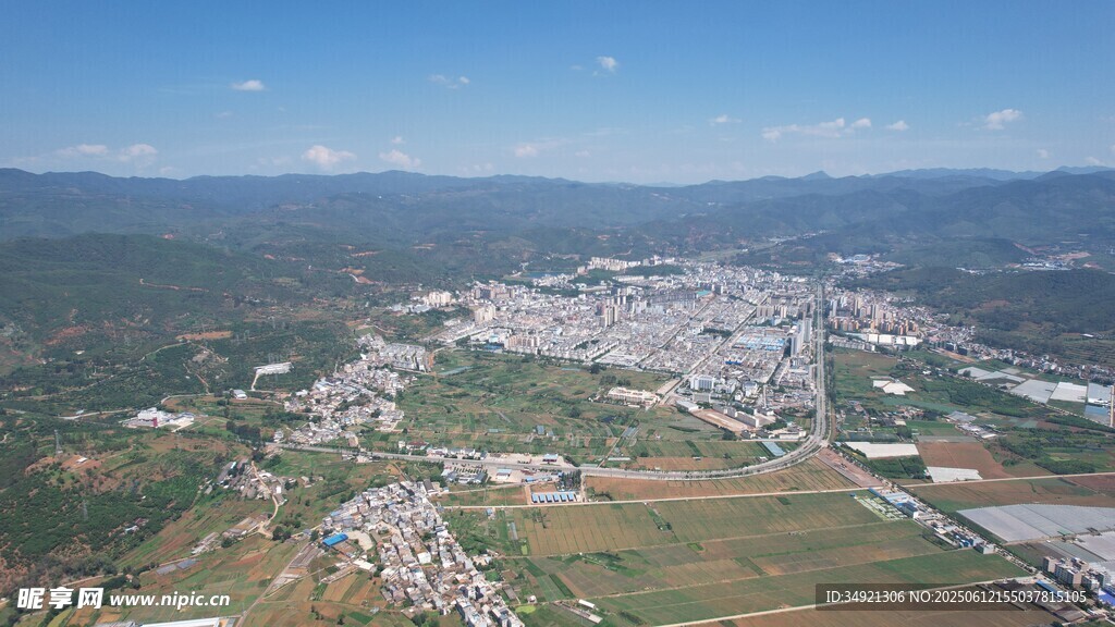 易门县全景图
