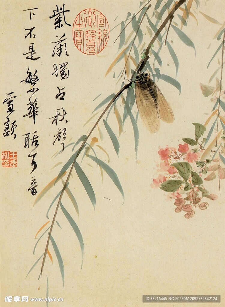 花鸟图绘